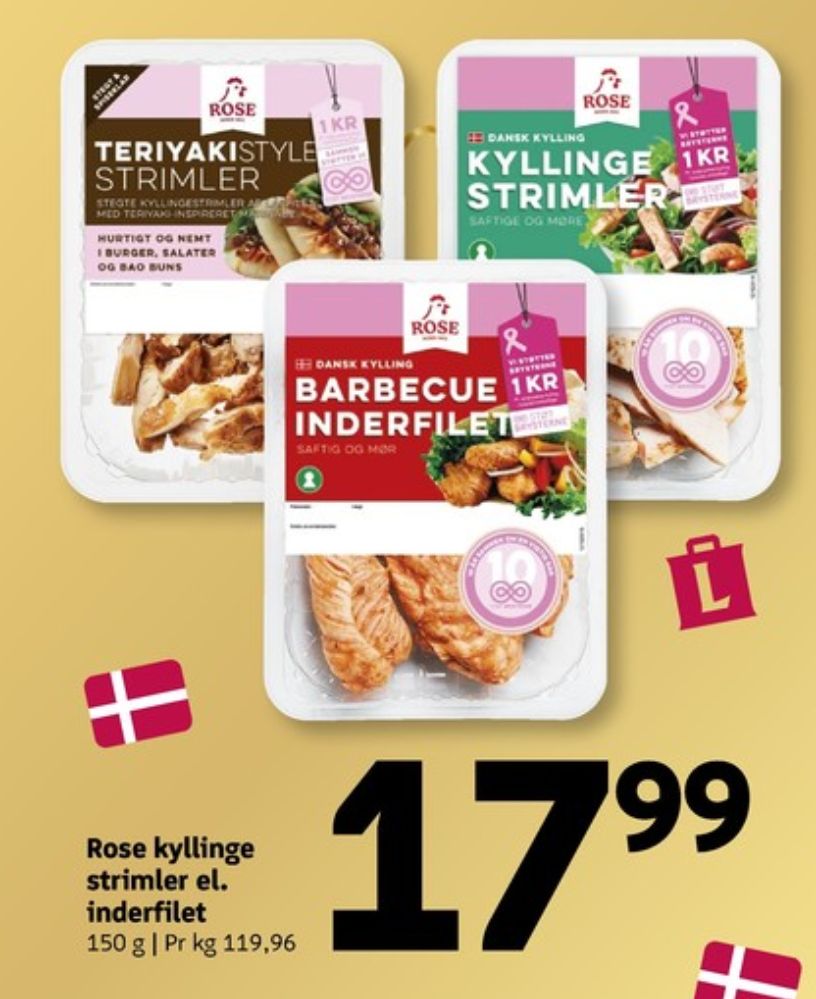 Rose, Kyllingeinderfilet