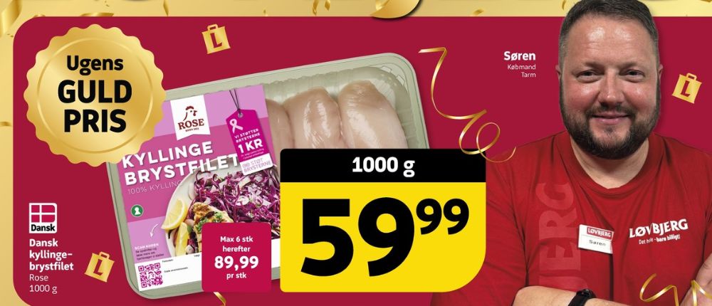 Rose, Kyllingebrystfilet