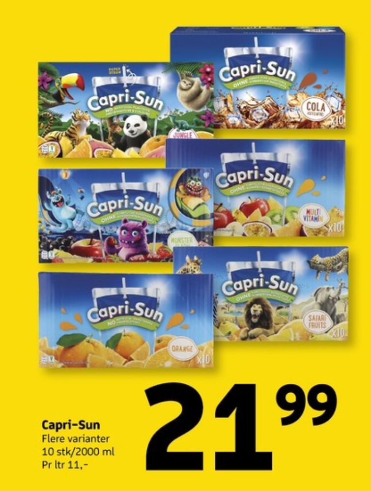 Capri-Sun, Frugtdrik Cola Mix