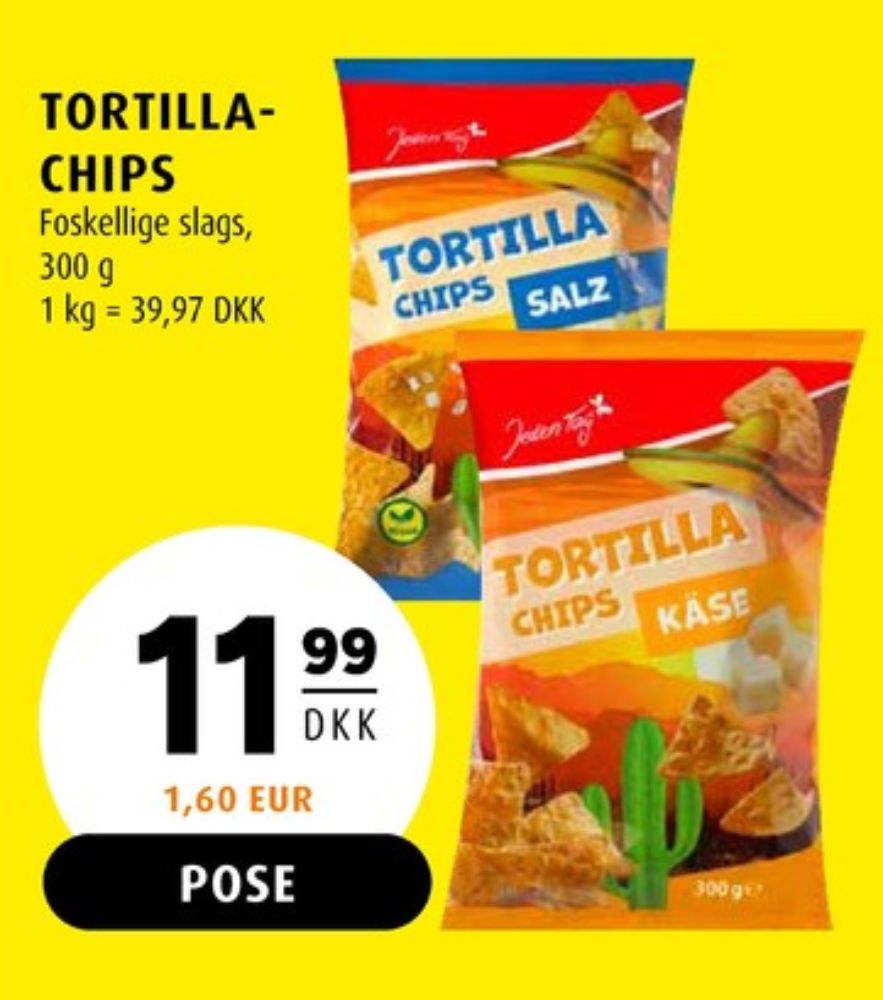 Jeden Tag, Tortilla Chips Salted
