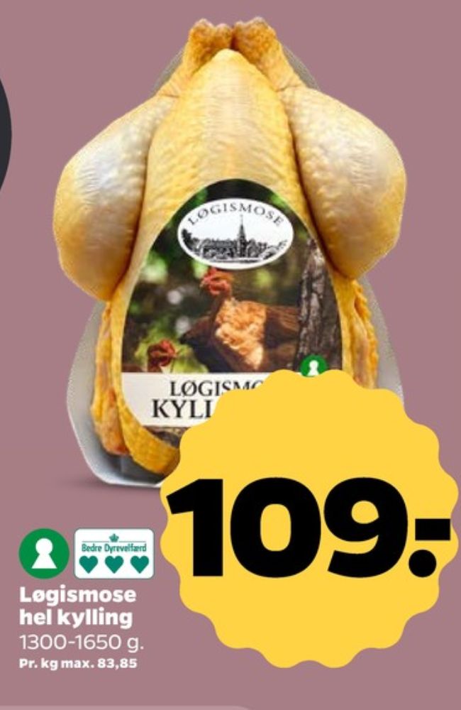 Løgismose, Kylling