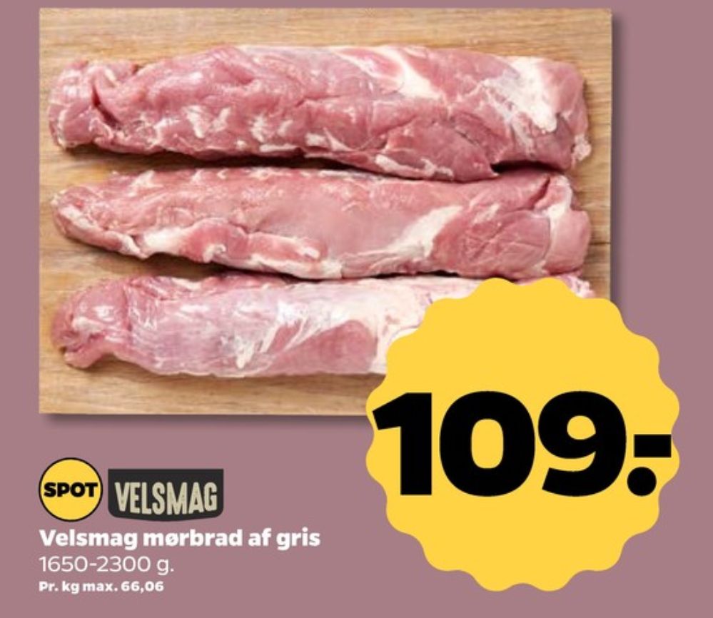Velsmag, Grisemørbrad