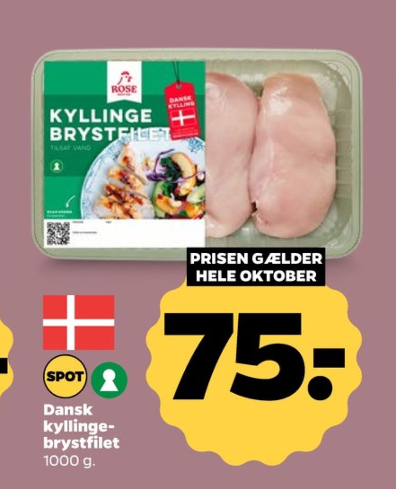 Rose, Kyllingebrystfilet