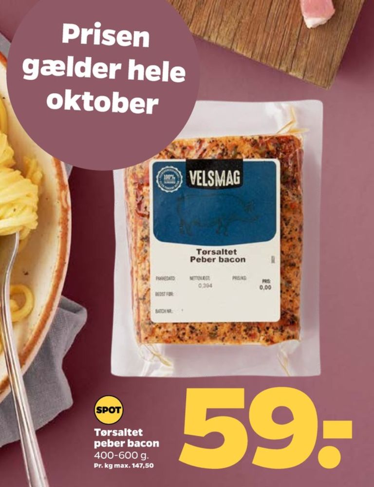 Velsmag, Bacon