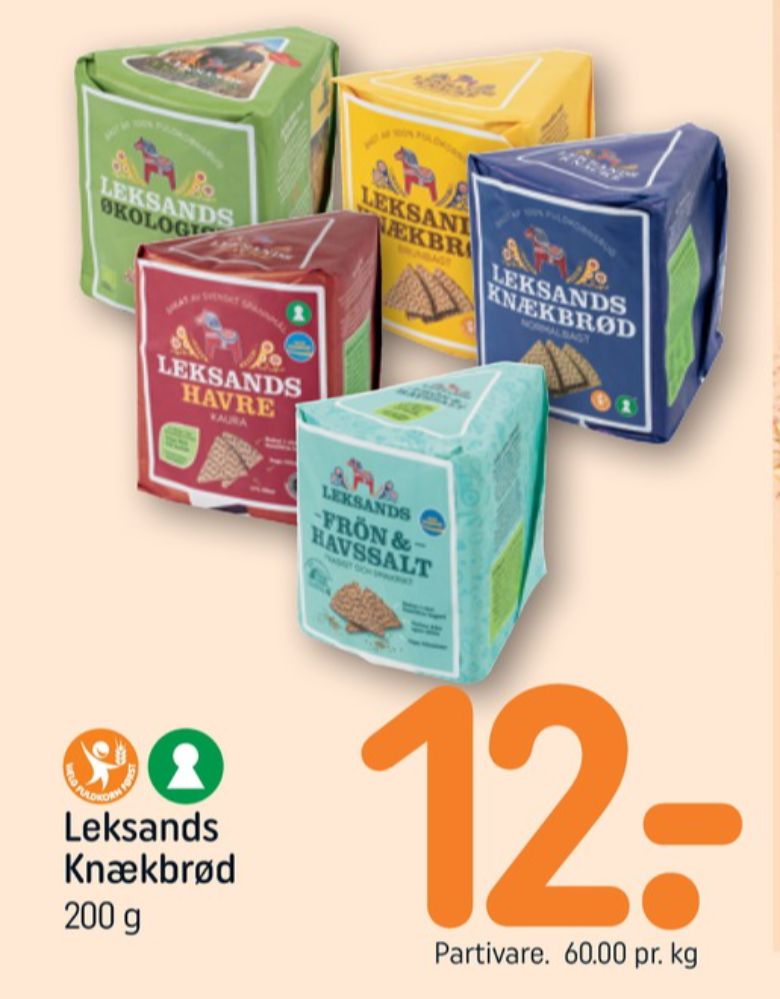 Leksands, Frön & Havsalt knækbrød