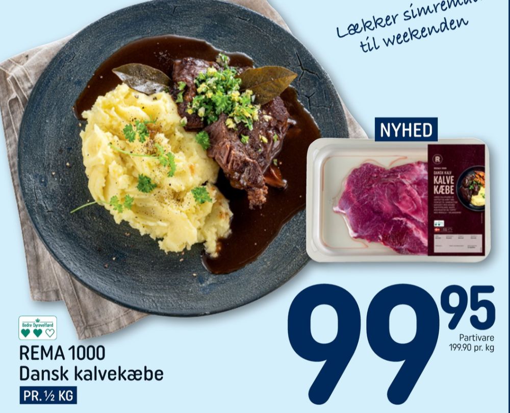 Rema 1000, Kalvekæbe