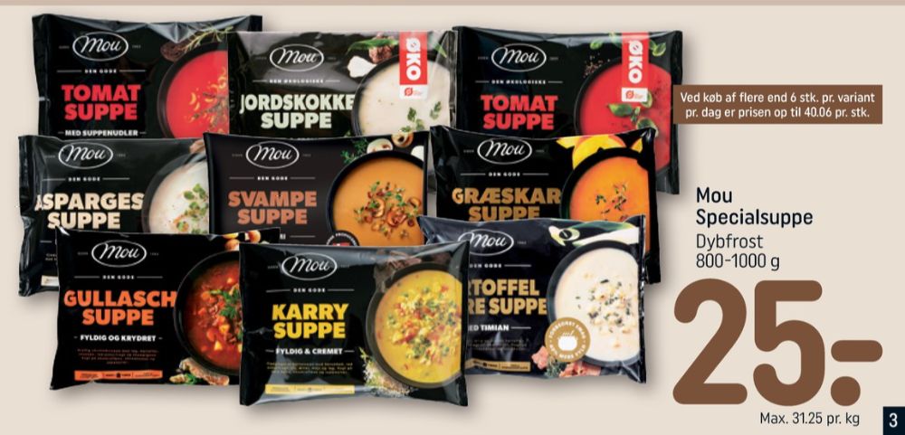 Mou, Aspargessuppe
