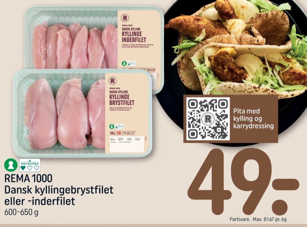 Rema 1000, Kyllingebrystfilet