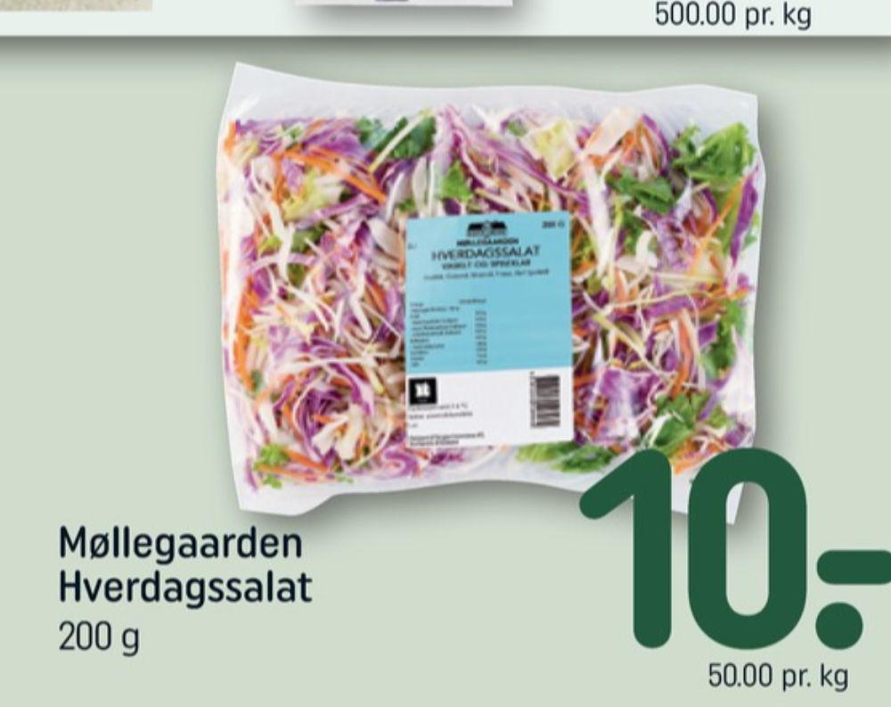 Møllegaarden, Salatblanding