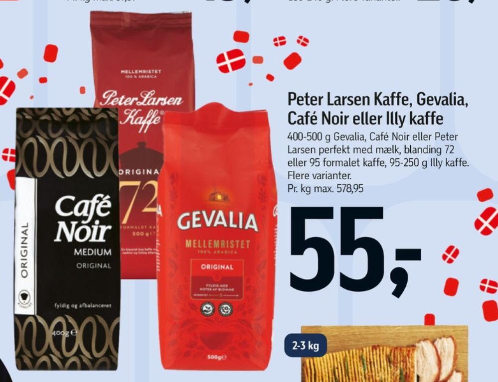 Peter Larsen Blanding 95, Kaffe Formalet