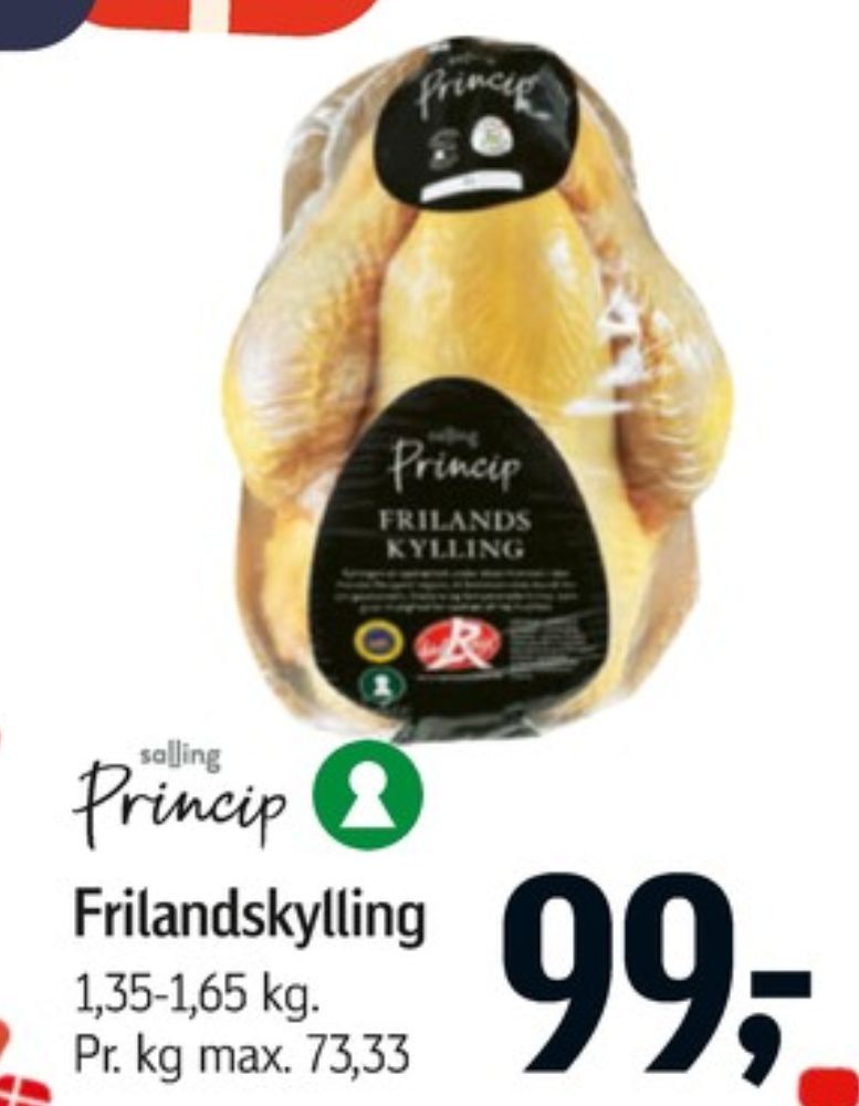 Salling Princip, Kylling