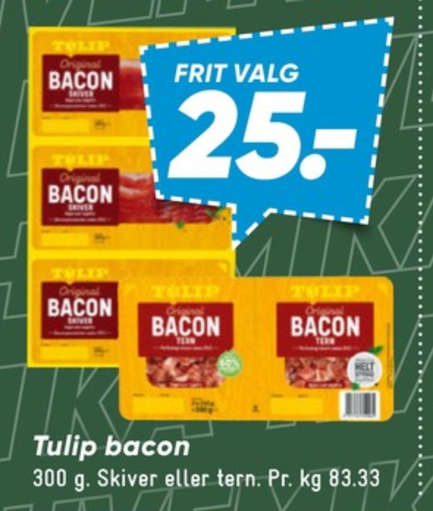 Tulip, Baconskiver