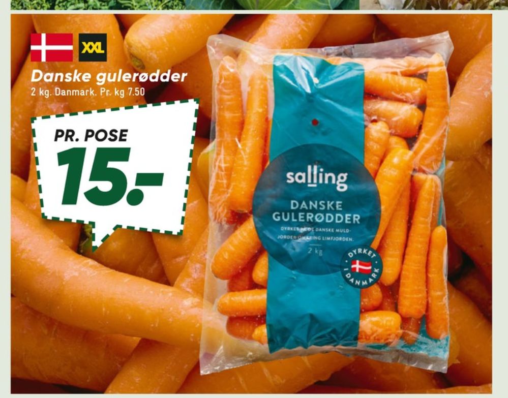 Salling, Gulerødder
