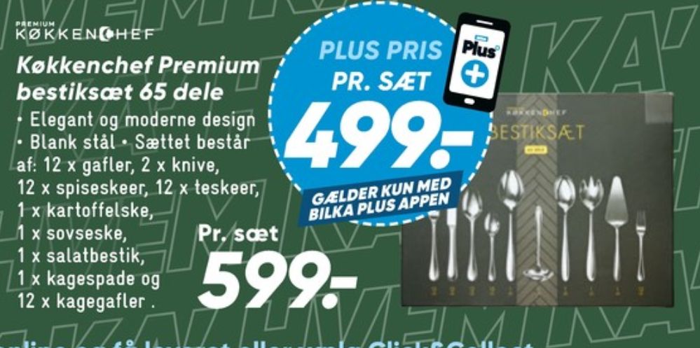 KøkkenChef, Bestik