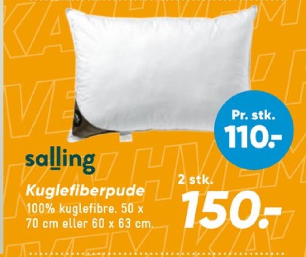 Salling, Hovedpude