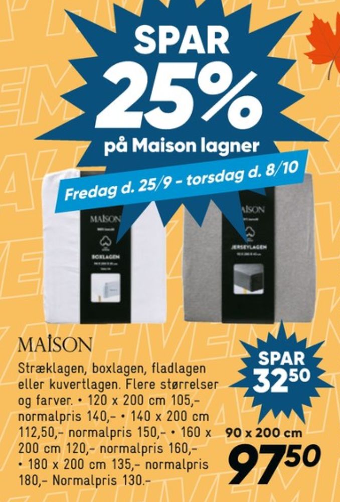 Maison, Lagen