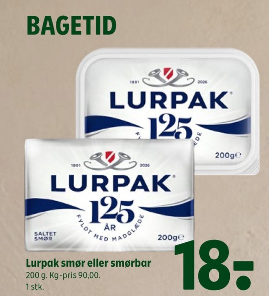 Lurpak, Smørbar