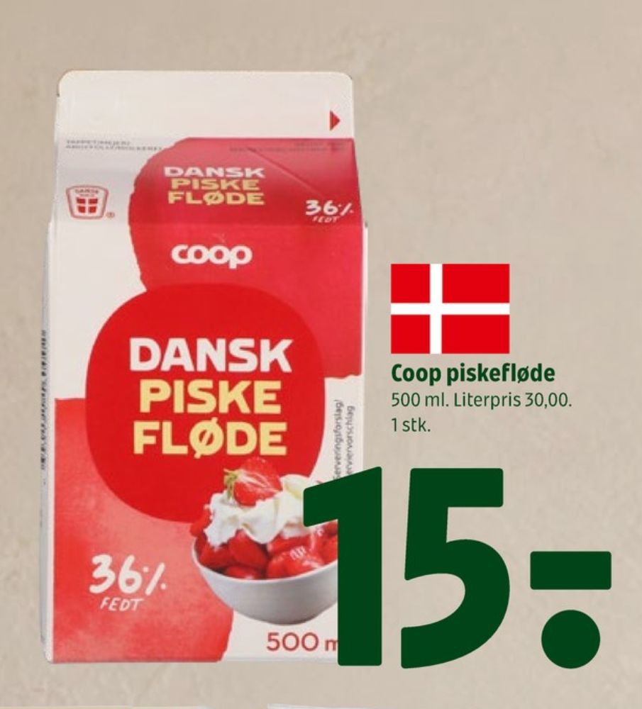 Coop, Piskefløde 36%