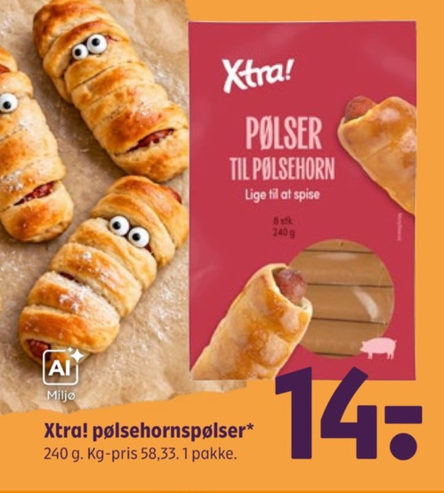 Xtra, Pølser