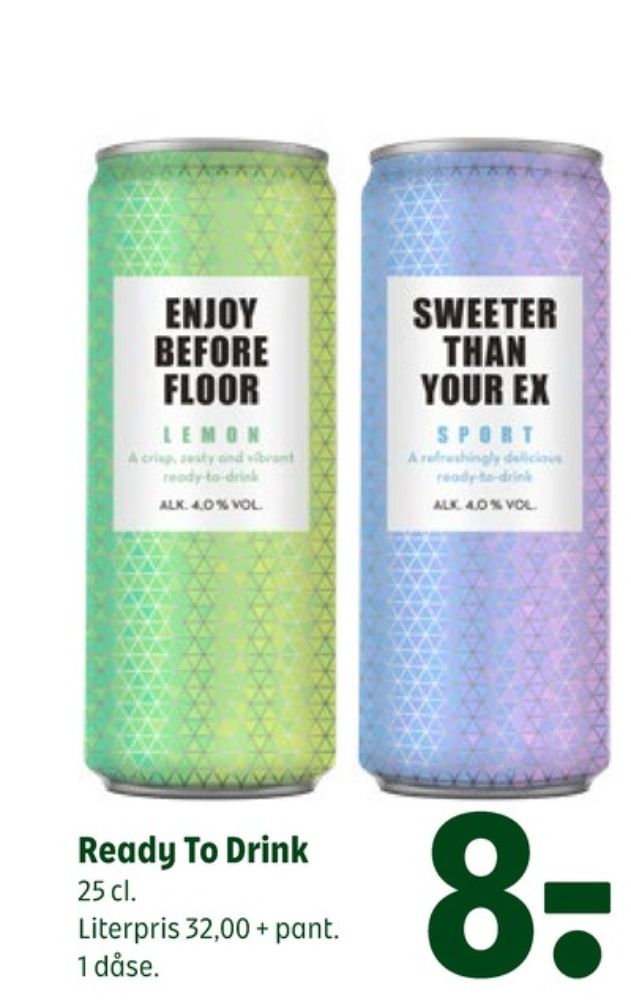 Enjoy Before Floor Lemon