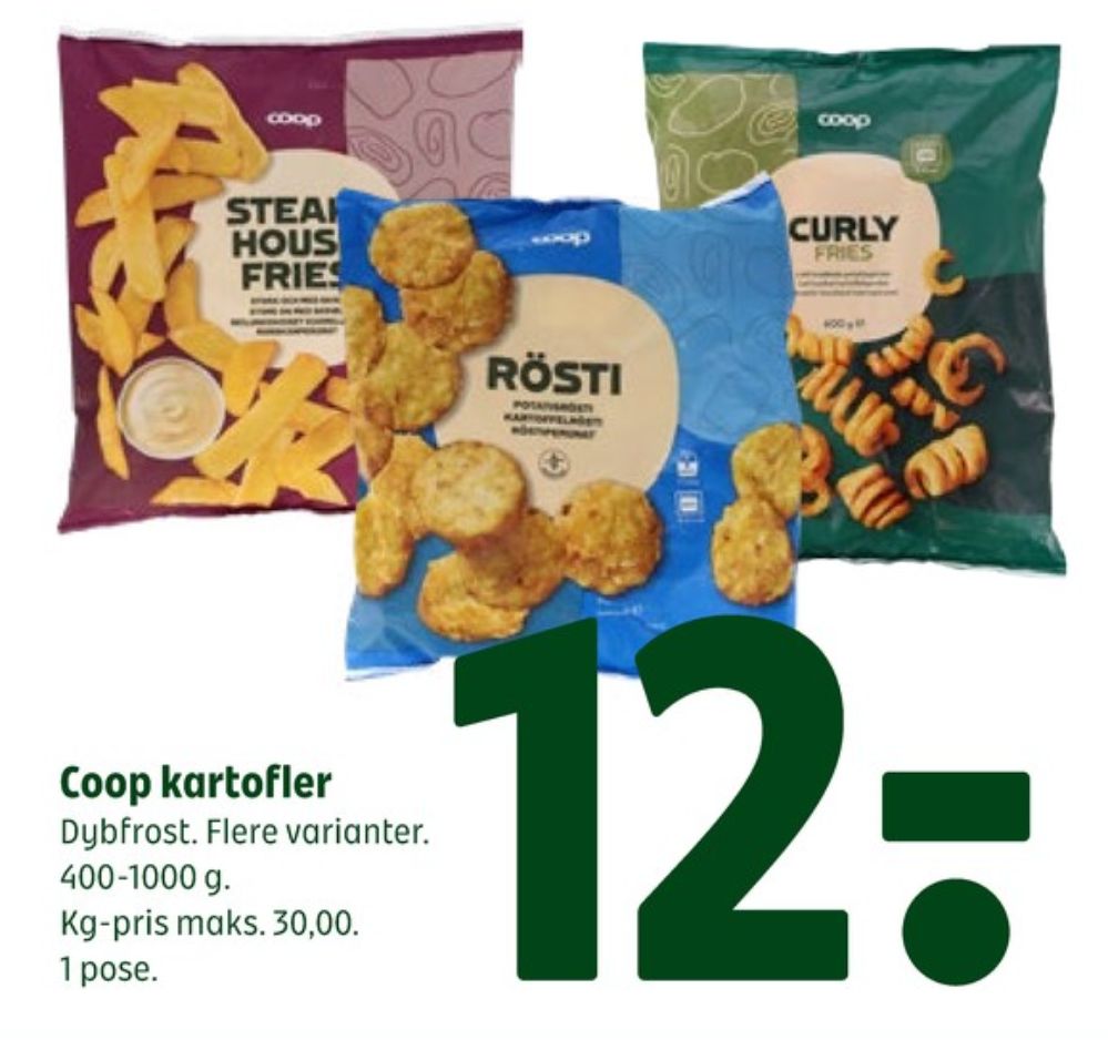 Coop, Steakhouse fries