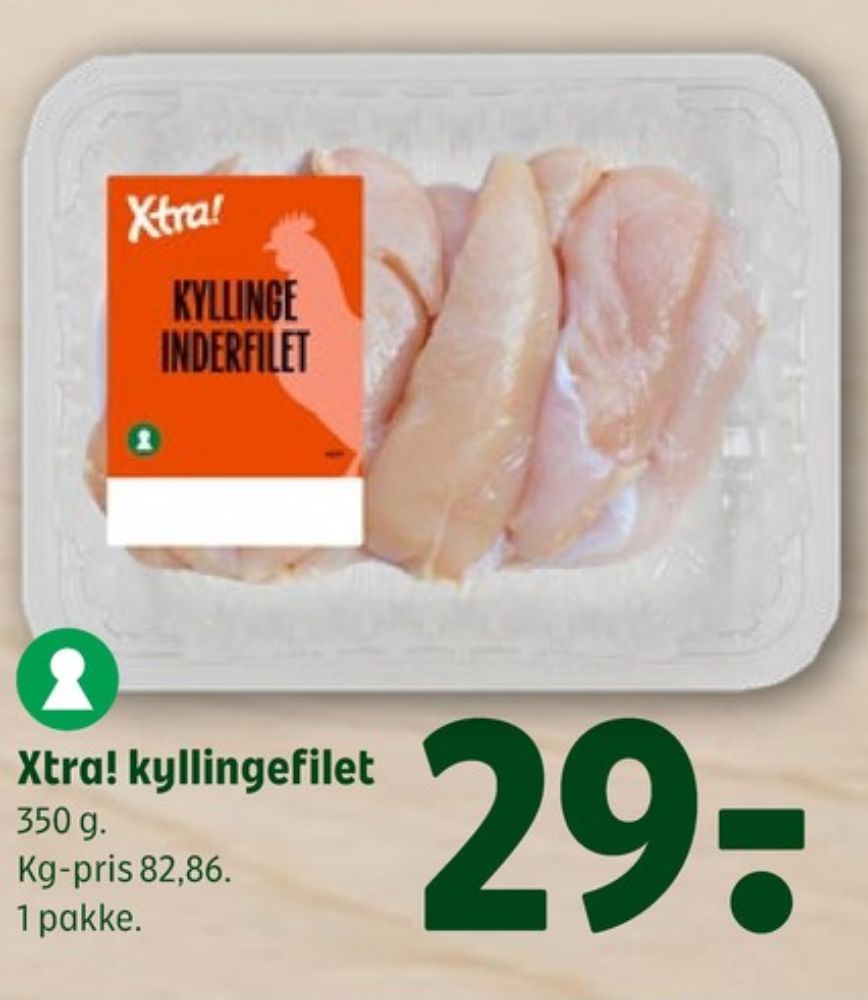 Xtra, Kyllingeinderfileter