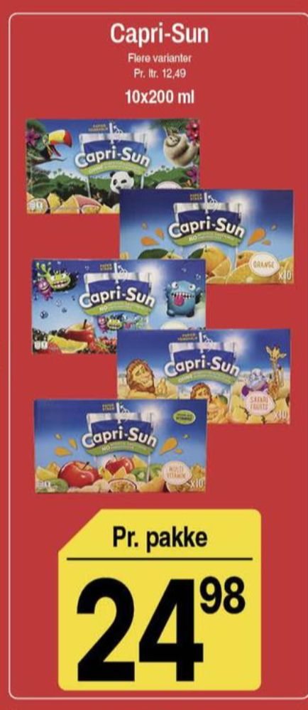 Capri-Sun, Frugtdrik Monsteralarm