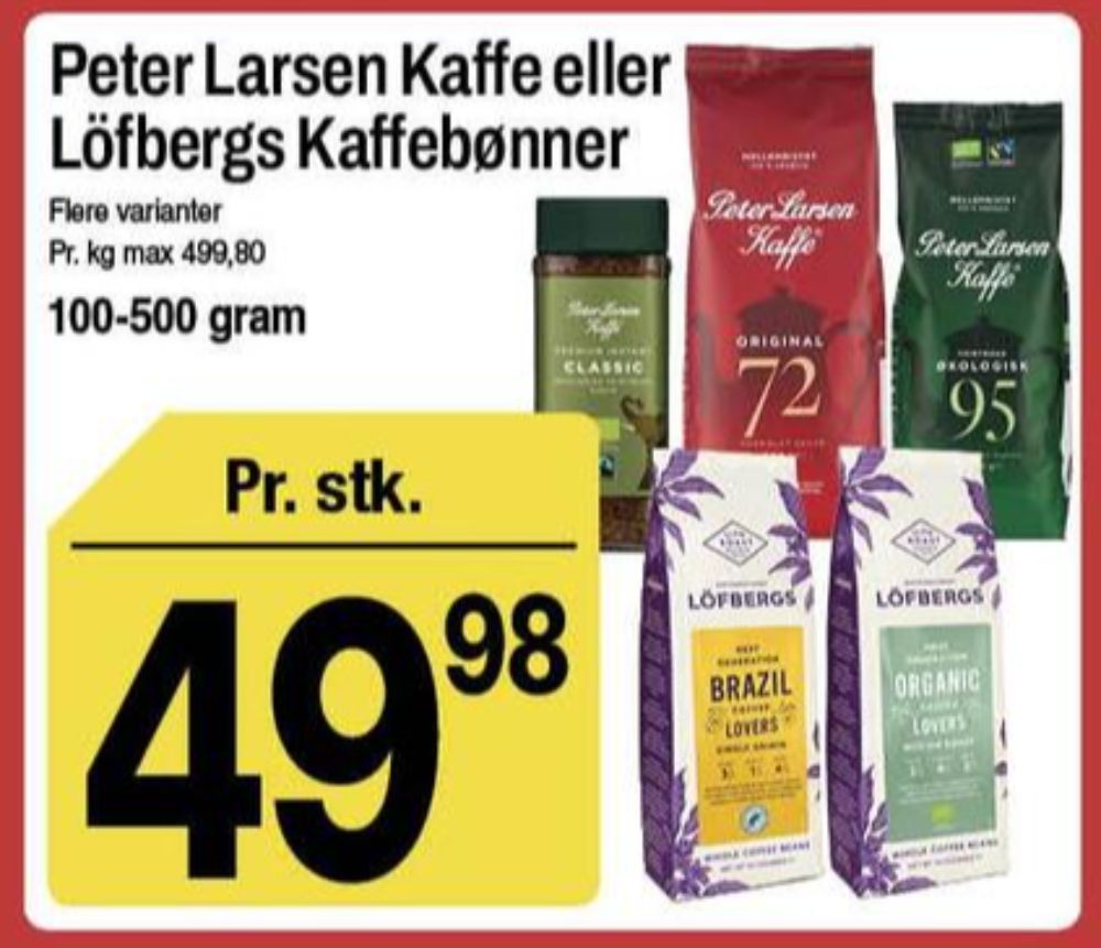 Peter Larsen Classic, Instant Kaffe