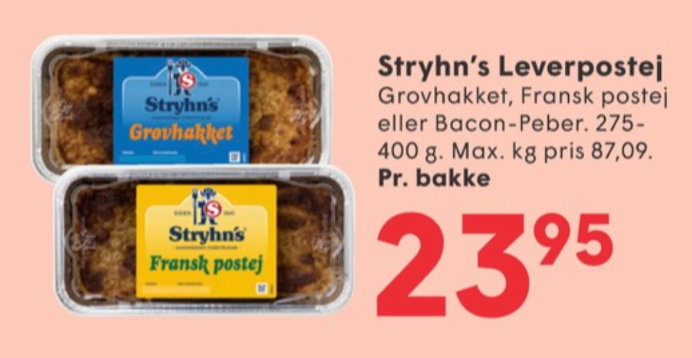 Stryhns Fransk Postej, Leverpostej