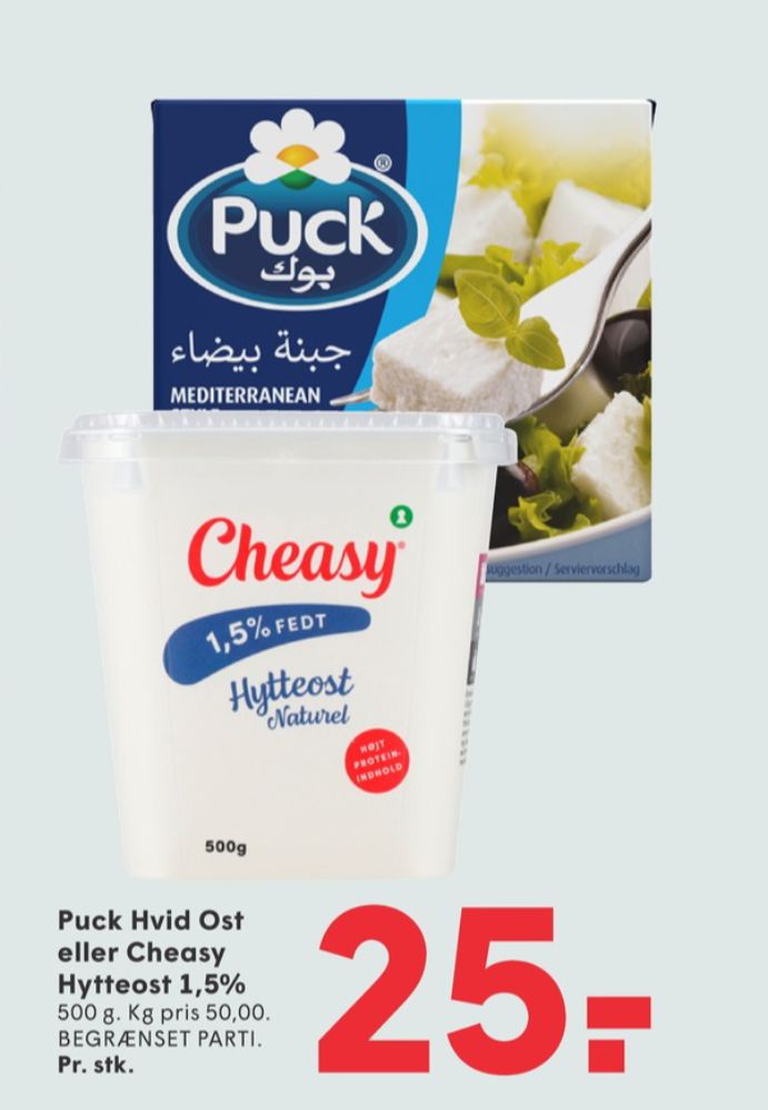 Cheasy, Hytteost naturel 1,5%