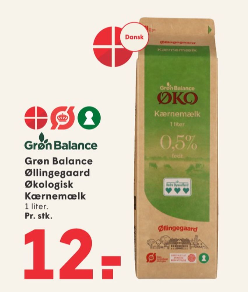 Grøn Balance, Kærnemælk 0,5%