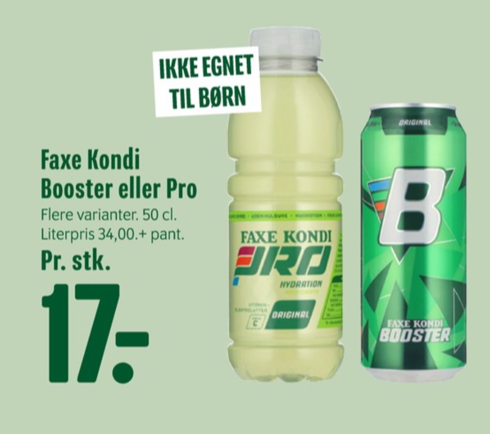 Faxe Kondi Pro, Energidrik