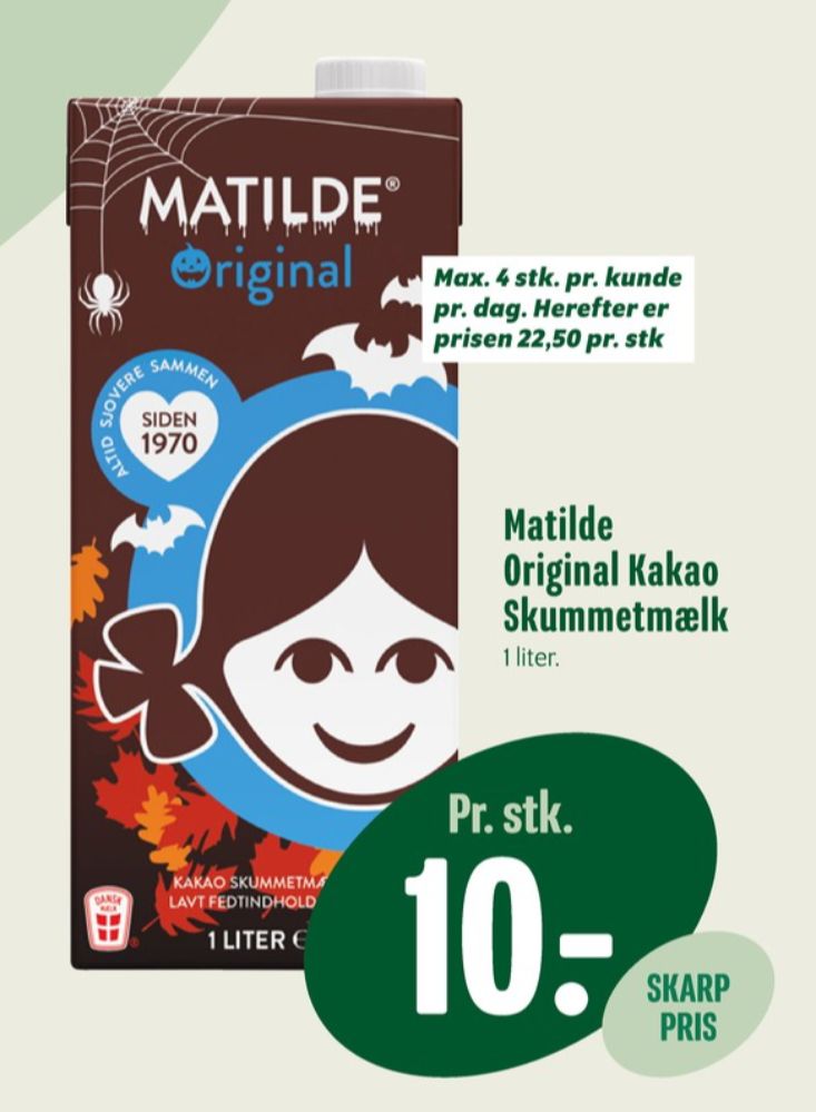 Matilde, Kakaomælk