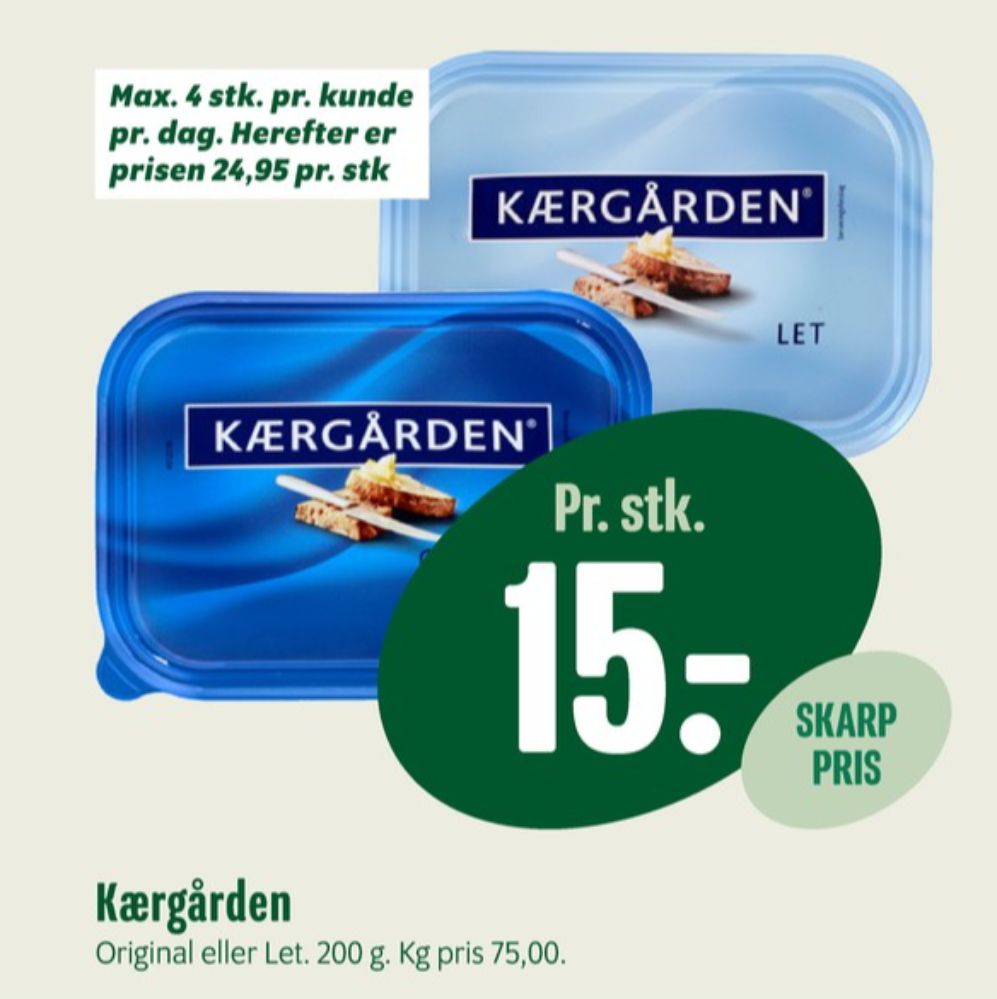 Kærgården, Smørbar
