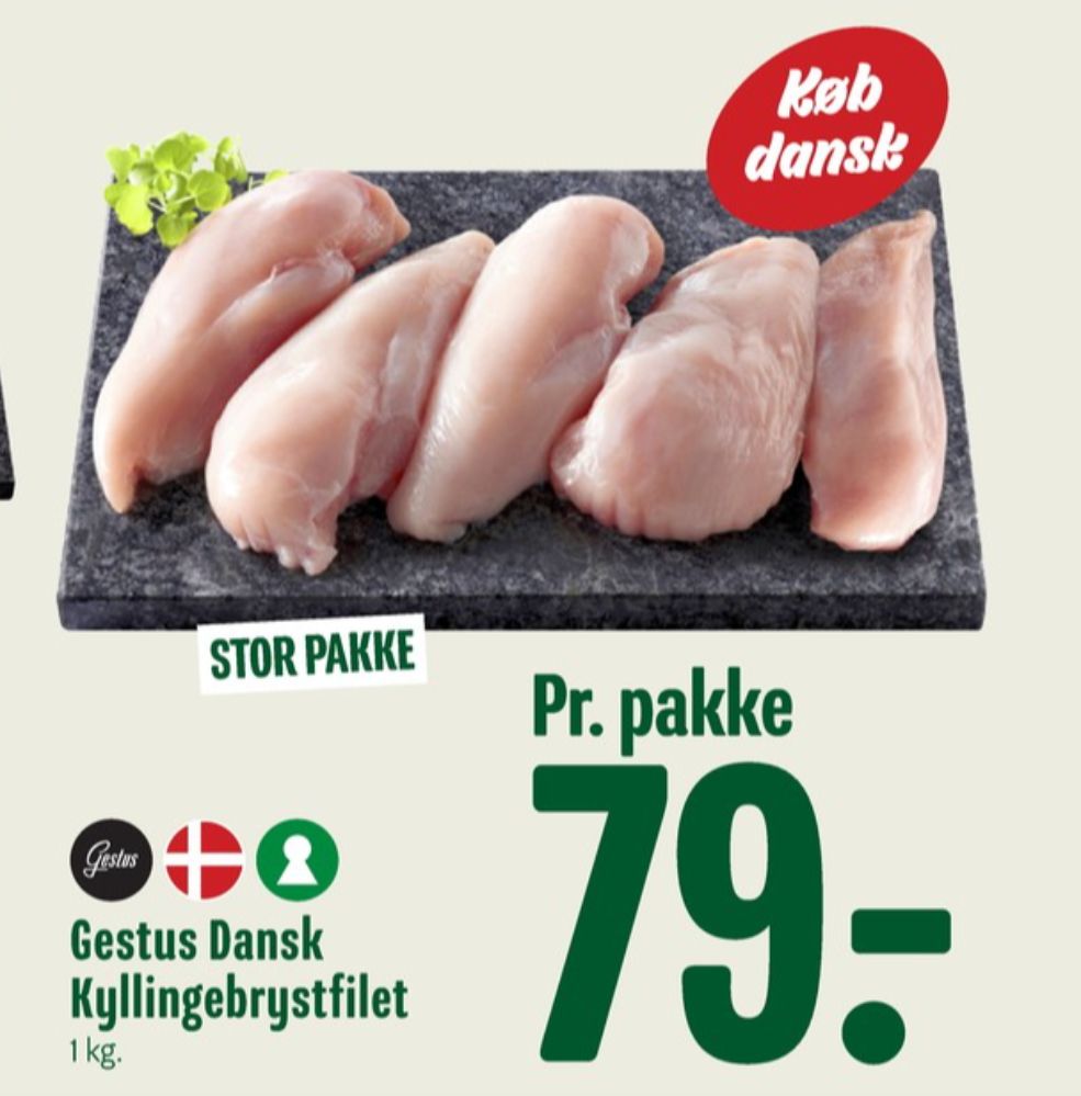 Gestus, Kyllingebrystfilet