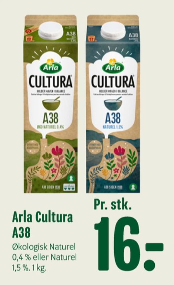 Cultura, A-38 Øko Naturel 0,4%