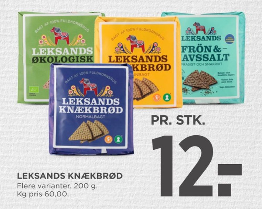 Leksands, Brunbagt knækbrød