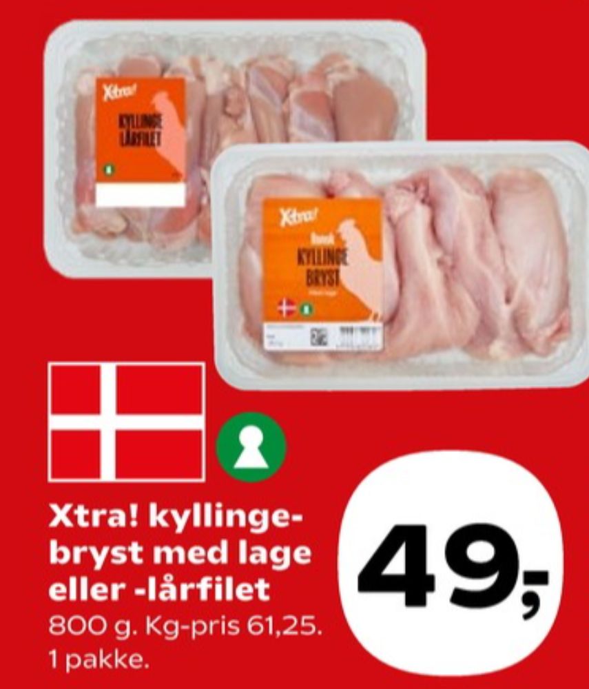 Xtra, Kyllingebrystfilet