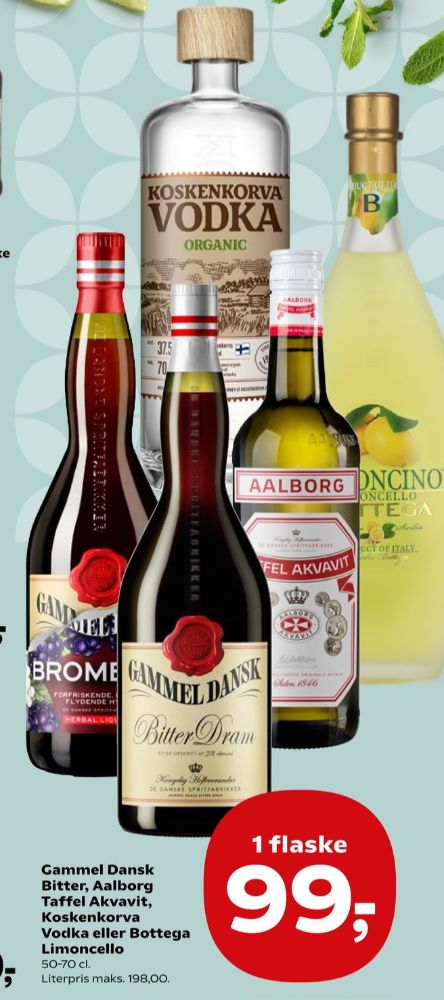 Gammel Dansk, Bitter