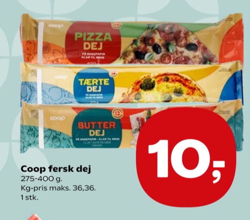 Coop, Pizzadej