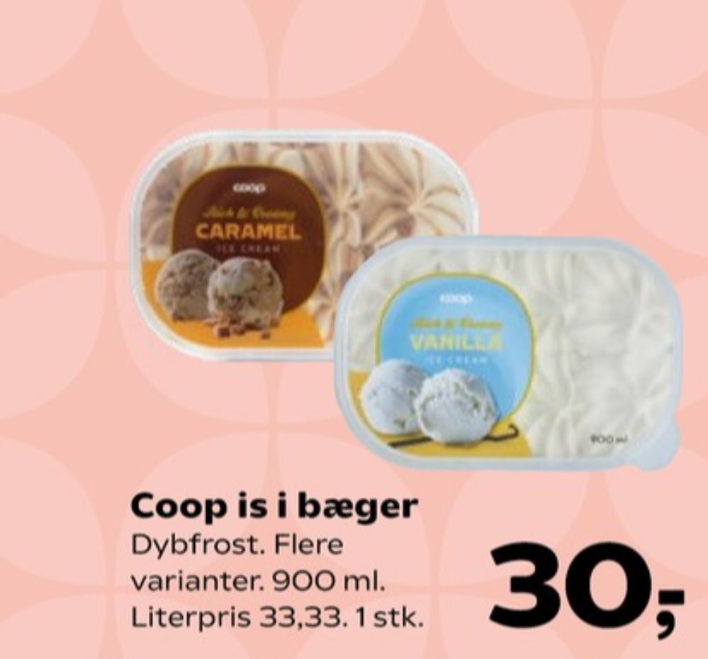 Coop, Vanilje is