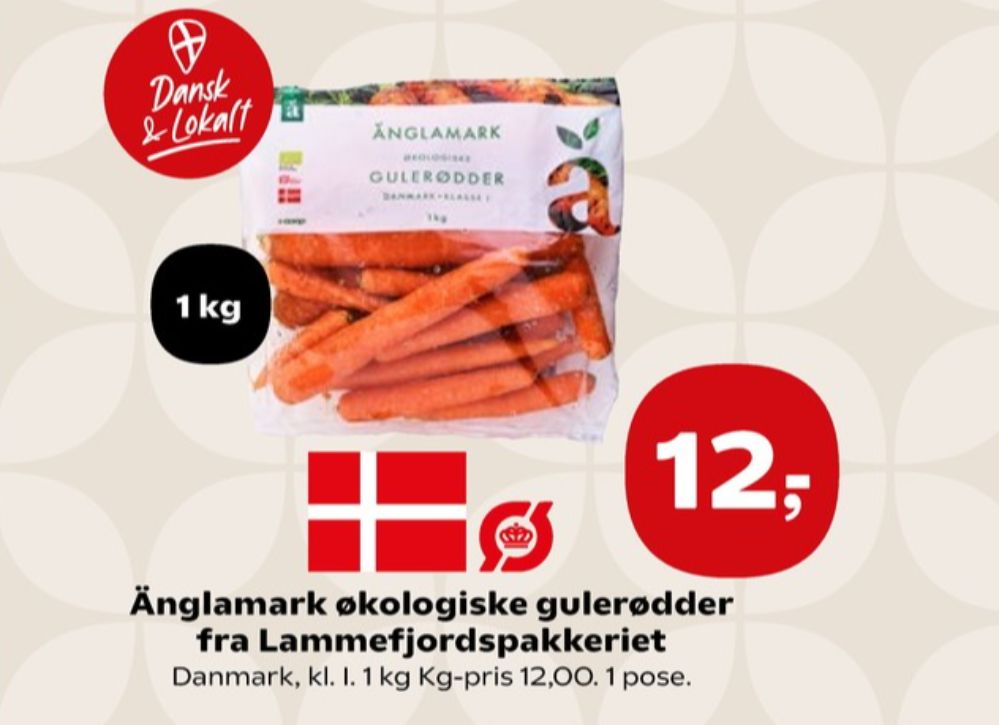 Änglamark, Gulerødder
