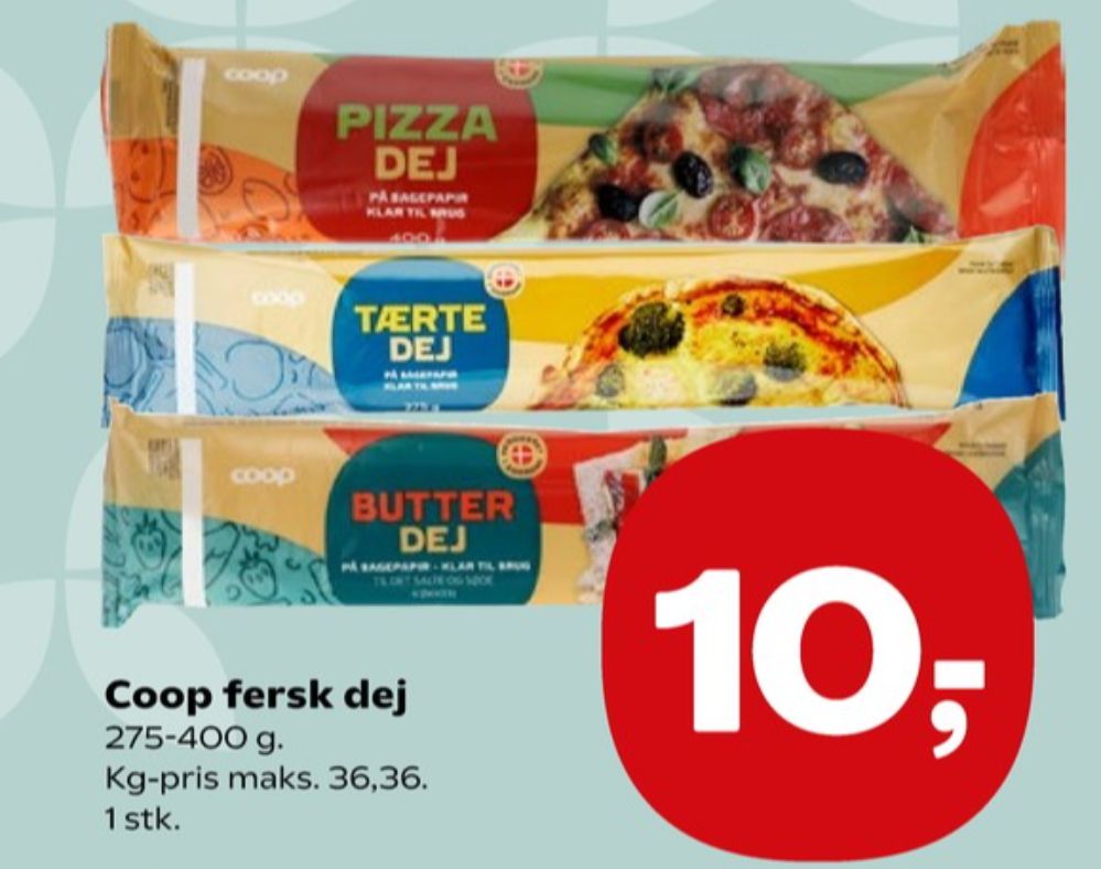 Coop, Pizzadej