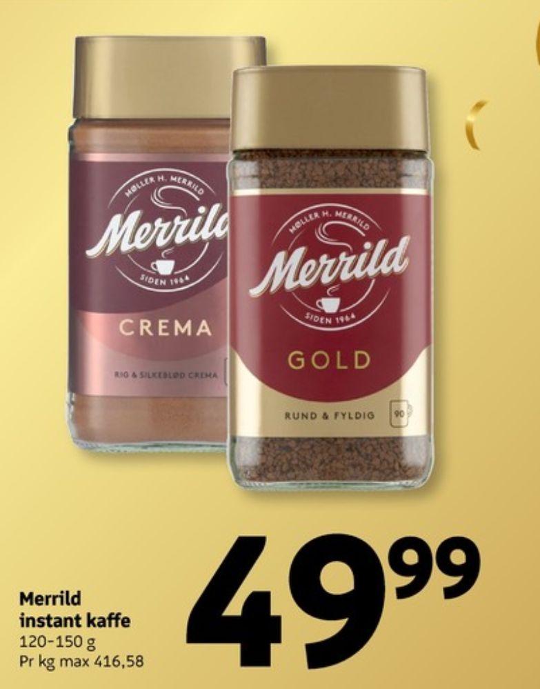 Merrild Gold, Instant Kaffe