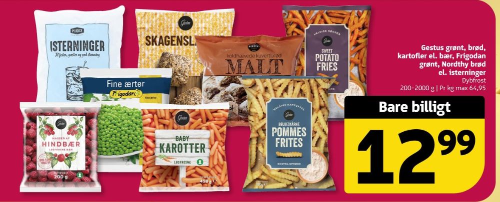 Gestus, Pommes Frites Bølgeskårne
