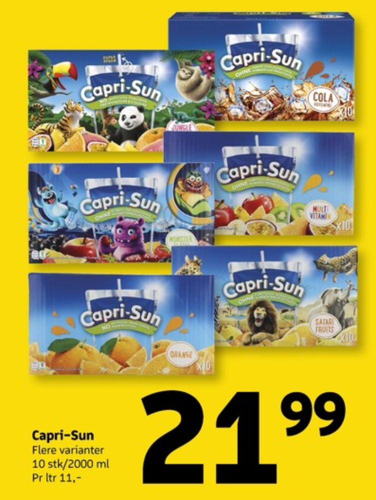 Capri-Sun, Frugtdrik Cola Mix