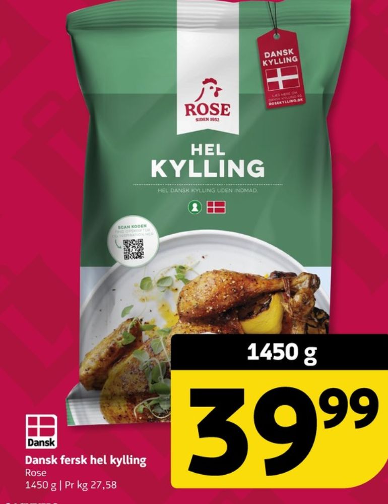 Rose, Kylling