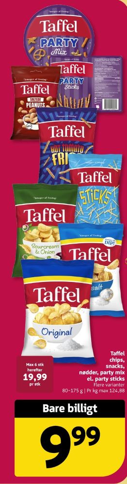 Taffel, Havsalt Chips
