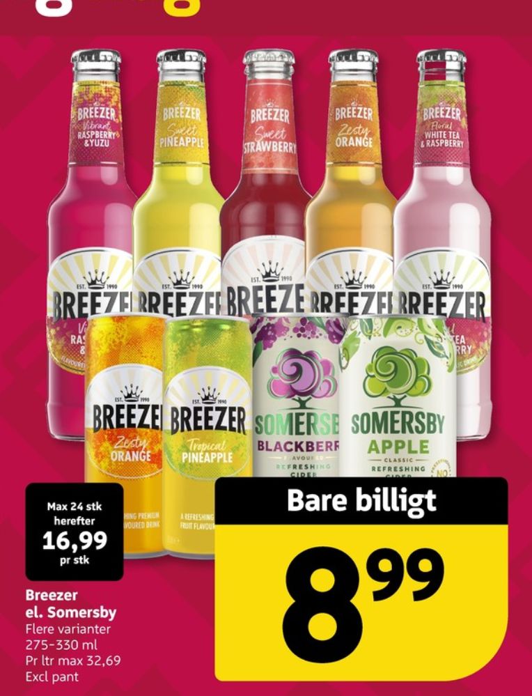 Bacardi Breezer, Zesty Orange RTD