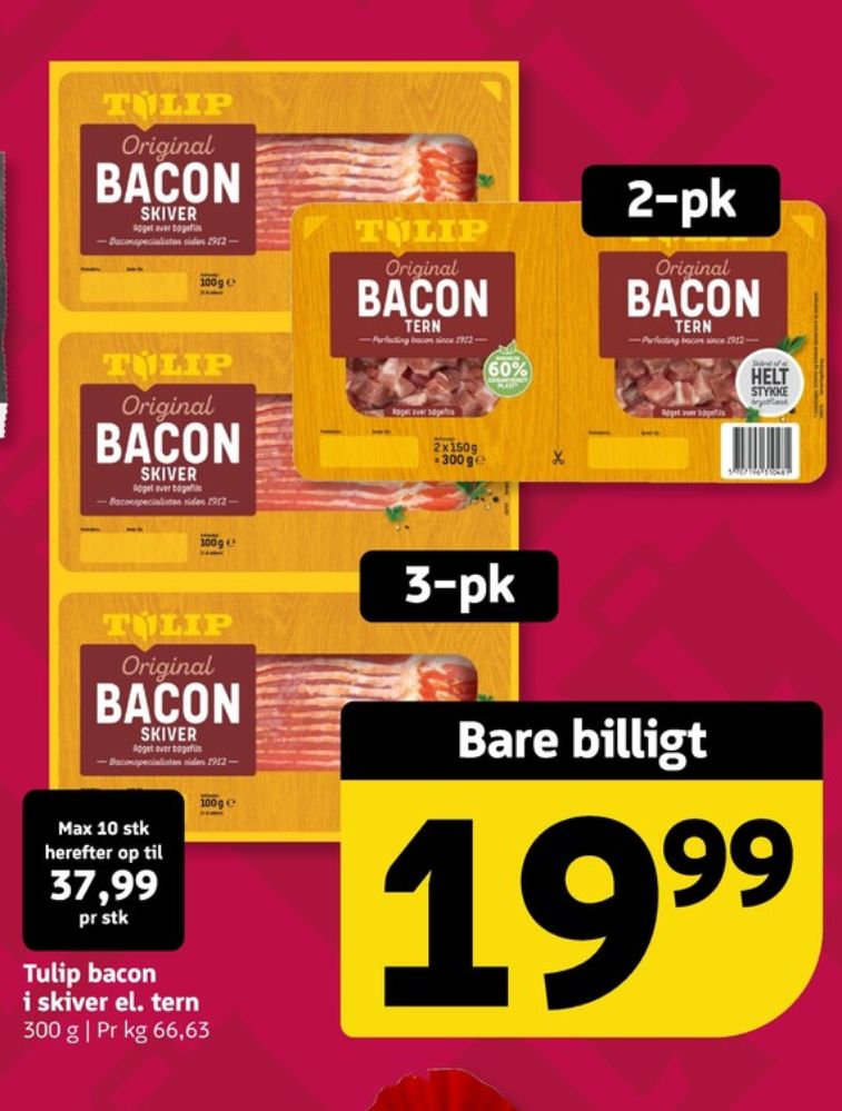 Tulip, Bacontern